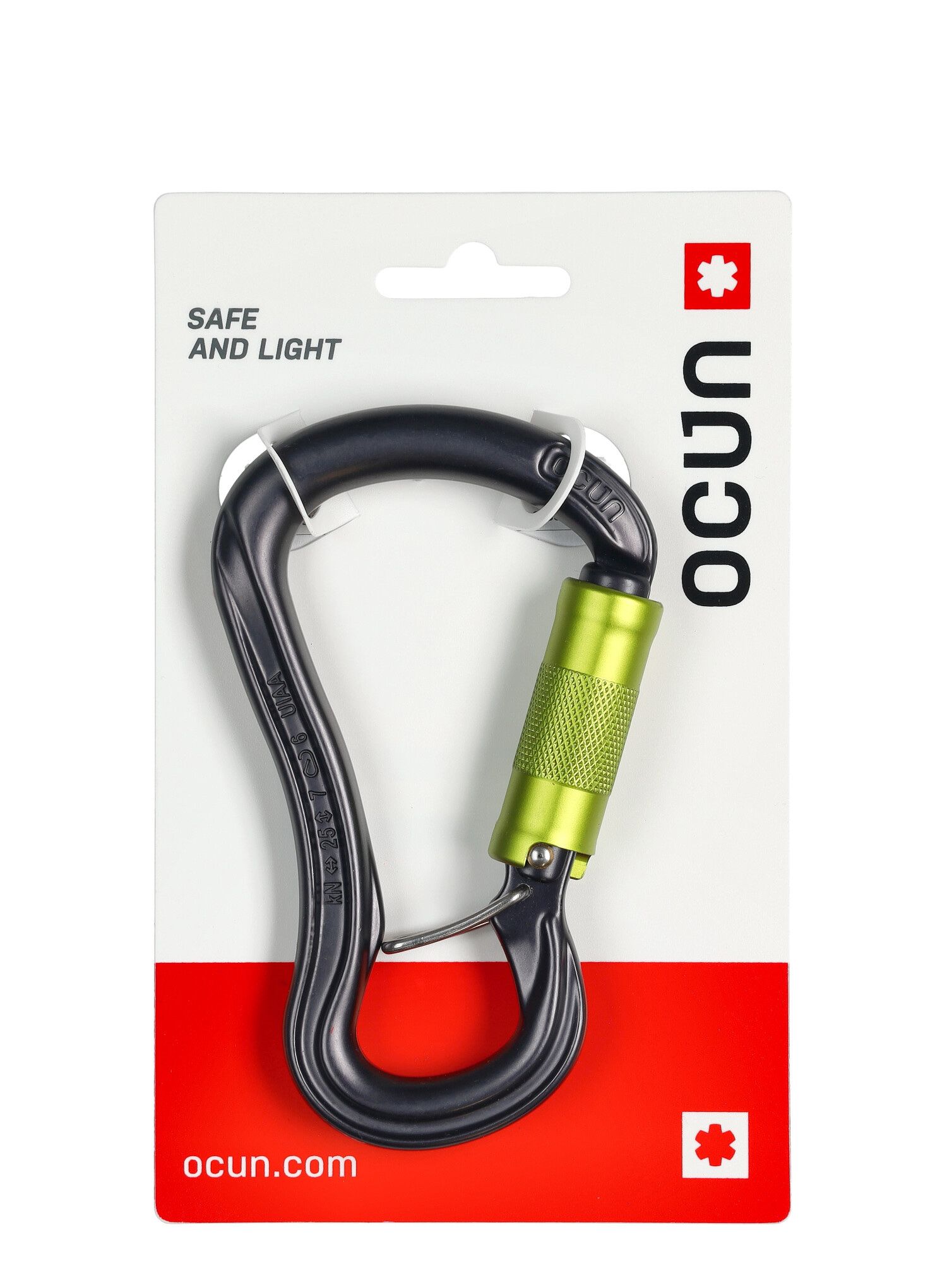 Карабін Ocun Condor HMS Twist - anthracite/green