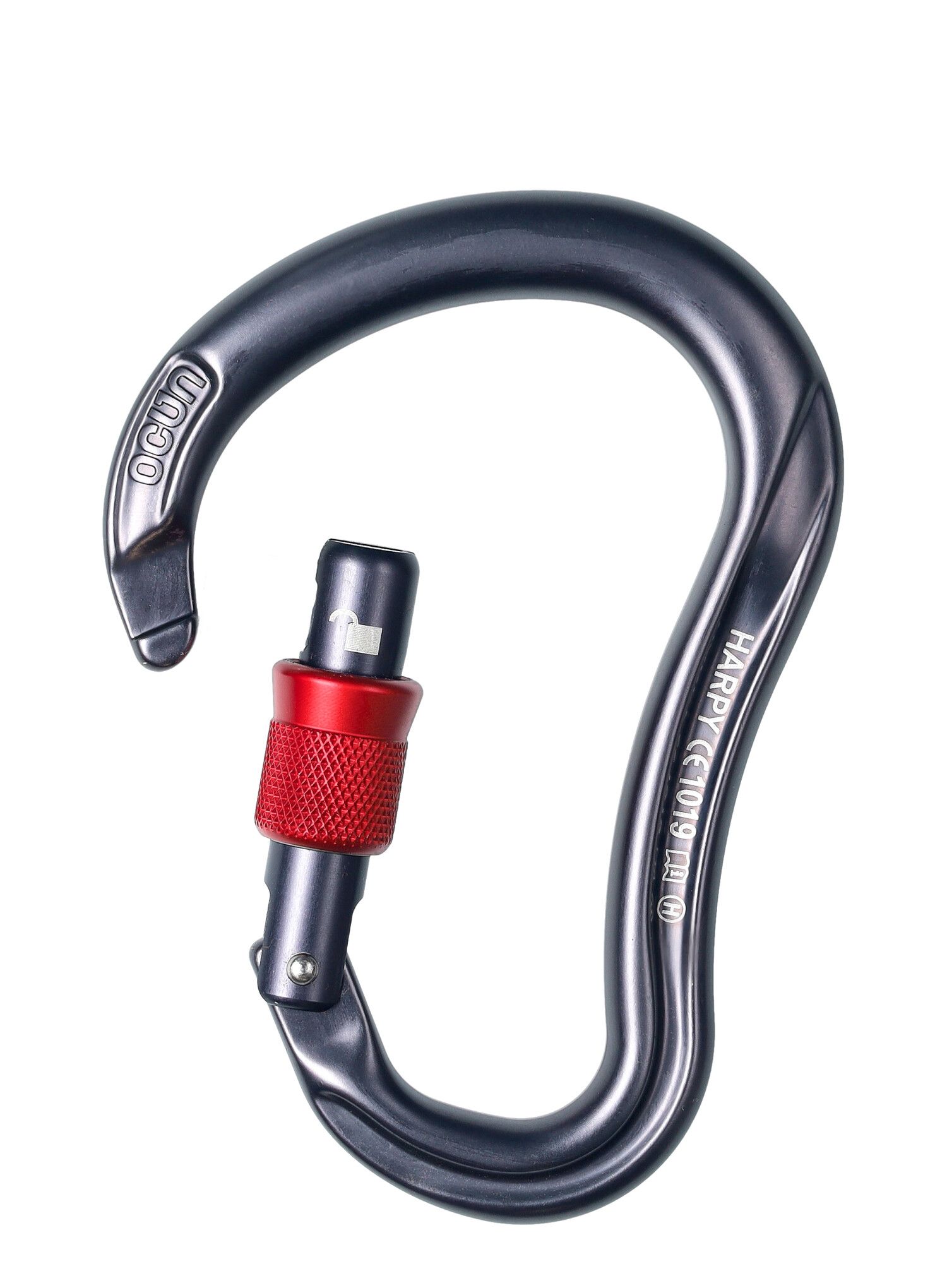 Карабін Ocun Harpy HMS Screw - anthracite/red