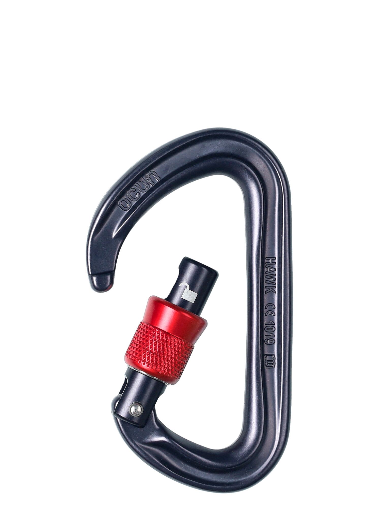 Карабін Ocun Hawk Screw - anthracite/red