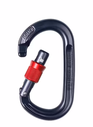 Карабін Ocun Osprey Screw - anthracite/red