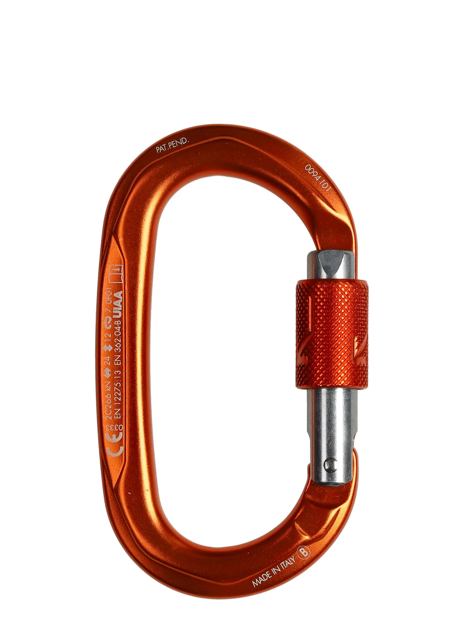 Карабін SKYLOTEC Obx BG - titanium/orange/titan