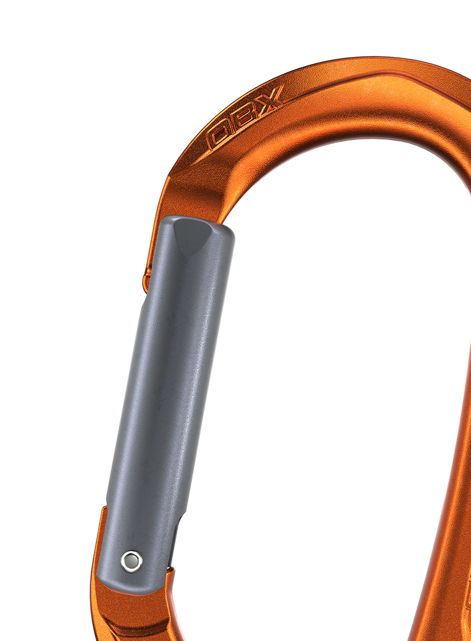 Карабін SKYLOTEC Obx S - orange/titanium