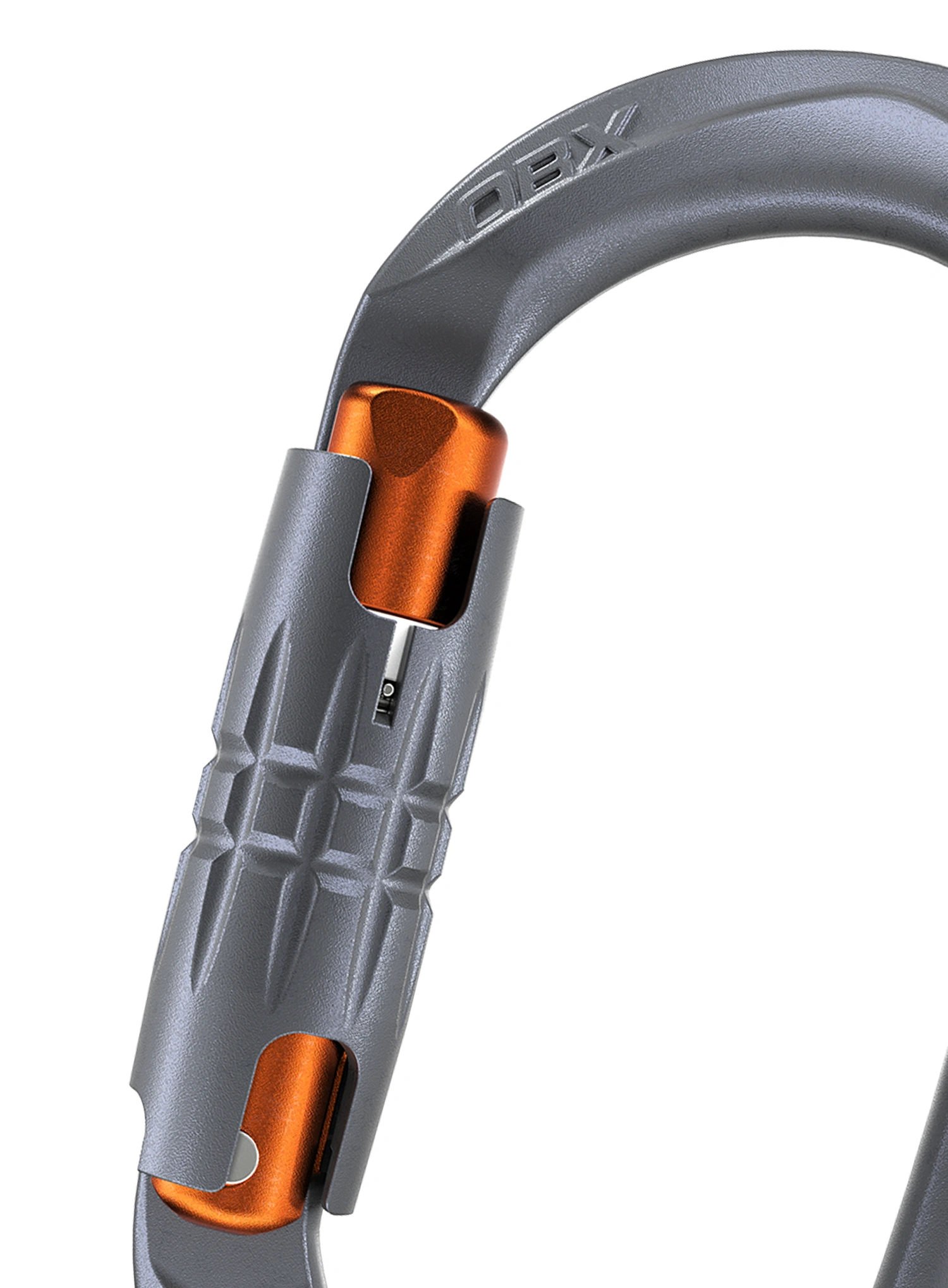 Карабін SKYLOTEC Obx WG - titanium/grey/orange