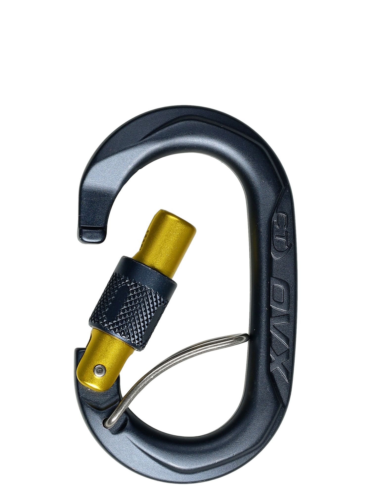 Карабін гвинтовий Climbing Technology/SKYLOTEC OVX SGL - anthracite/mustard