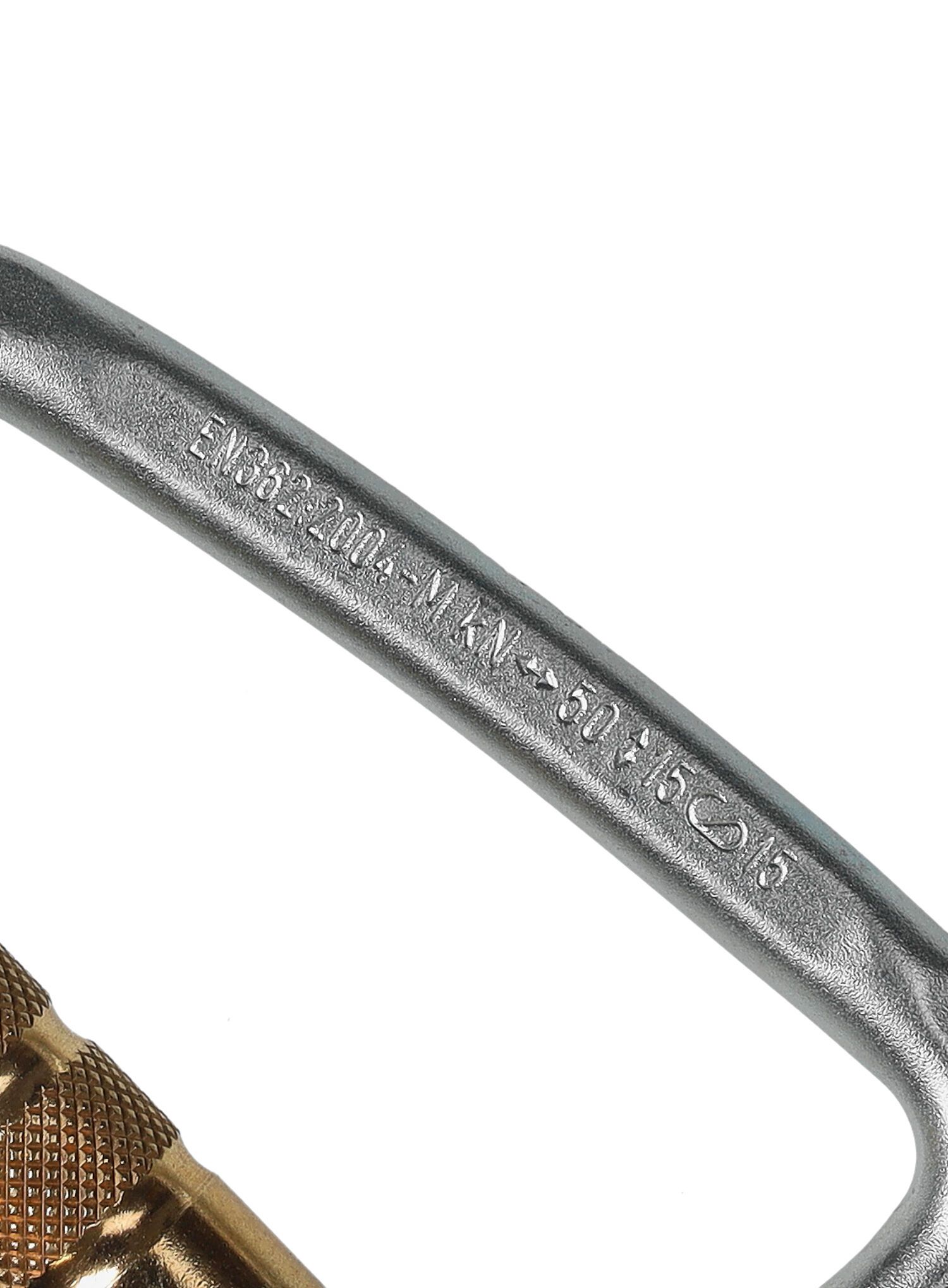 Карабін Climbing Technology D-Shape Steel TG - steel