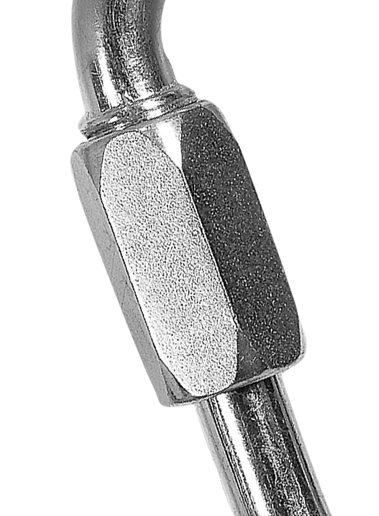 Карабін Climbing Technology Q-Link Delta 8  mm - zinc plaid