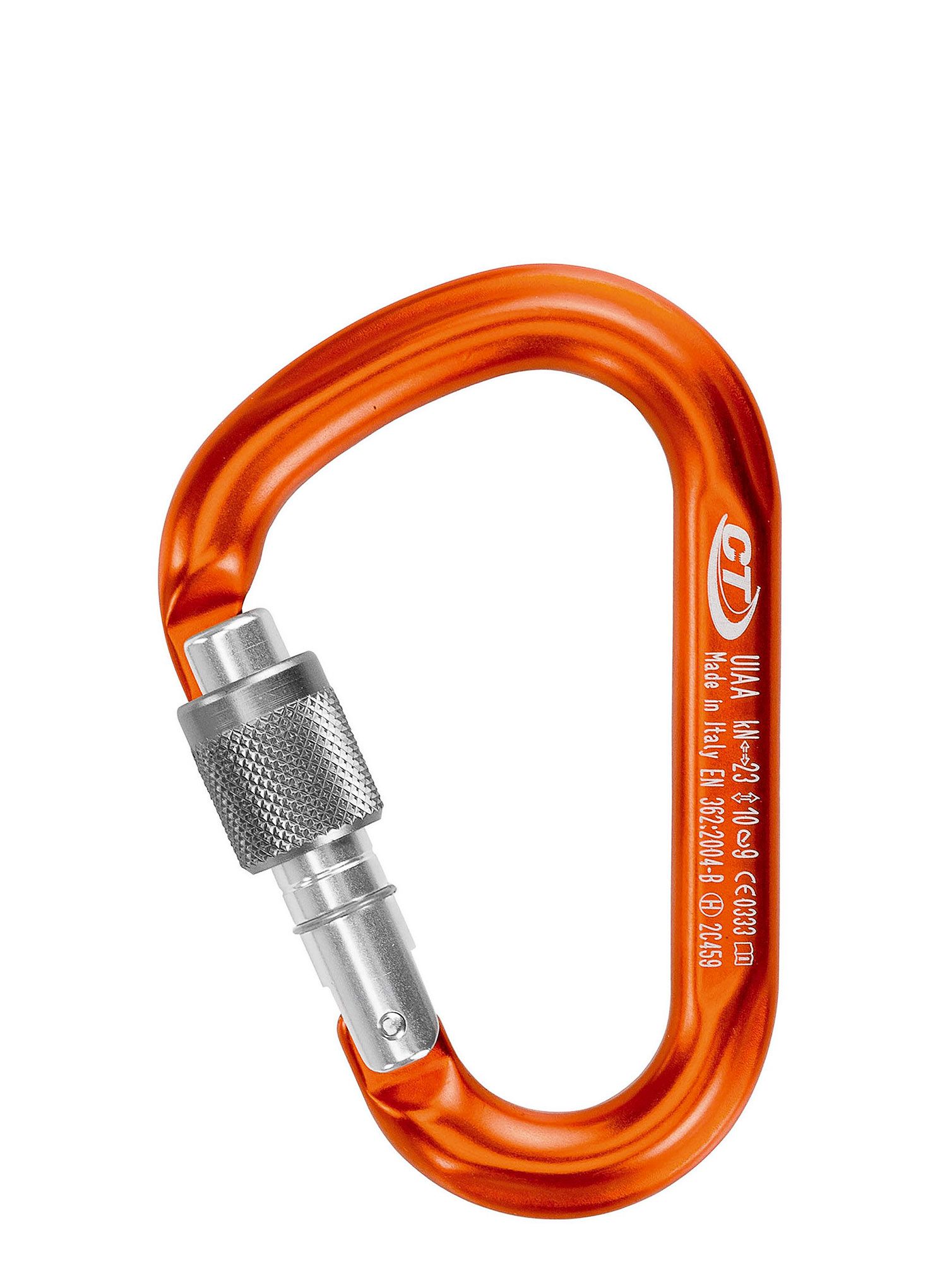 Карабін Climbing Technology Snappy CF SG (Screw Gate) - orange