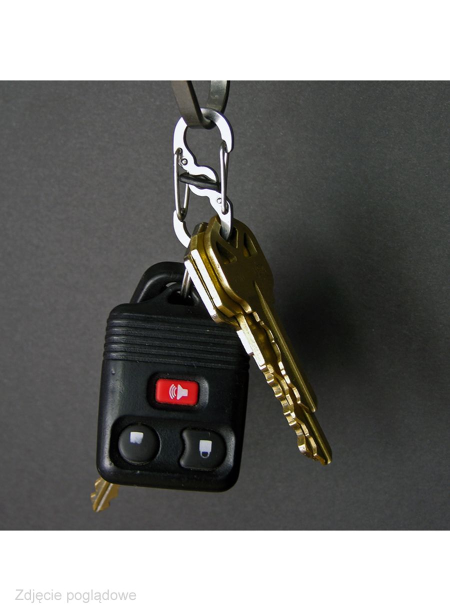 Карабінчик Nite Ize S-Biner MicroLock 2Pack - black