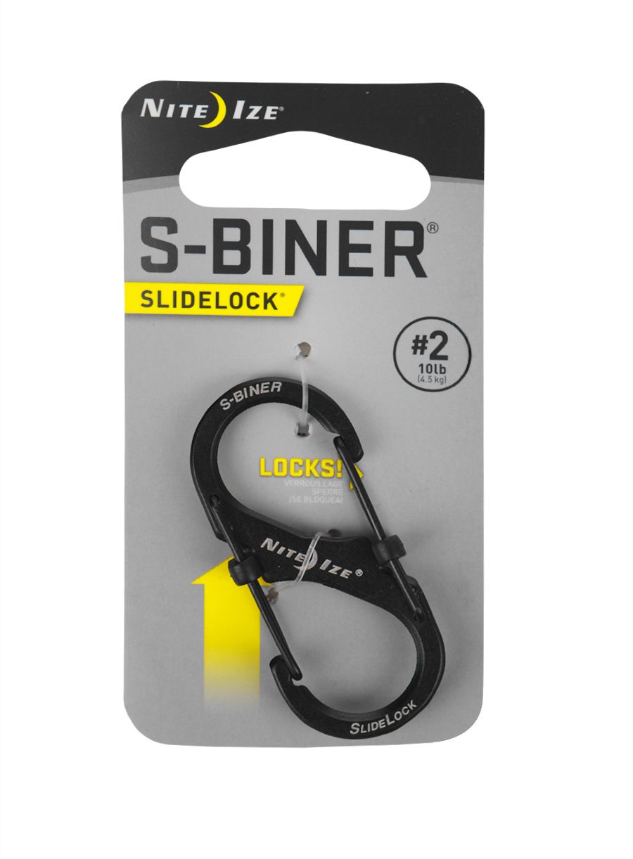 Карабінчик Nite Ize S-Biner 2 Slide Lock - black