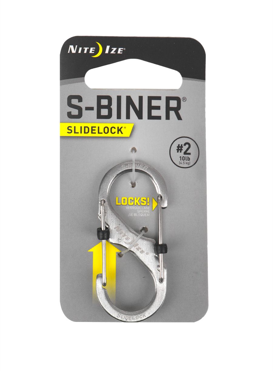 Карабінчик Nite Ize S-Biner 2 Slide Lock - steel