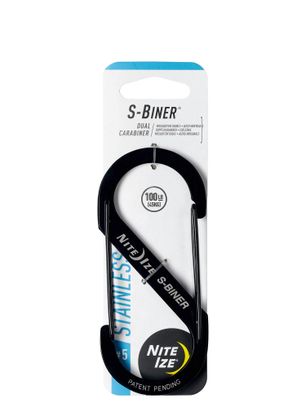 Карабінчик Nite Ize S-Biner 5 - black