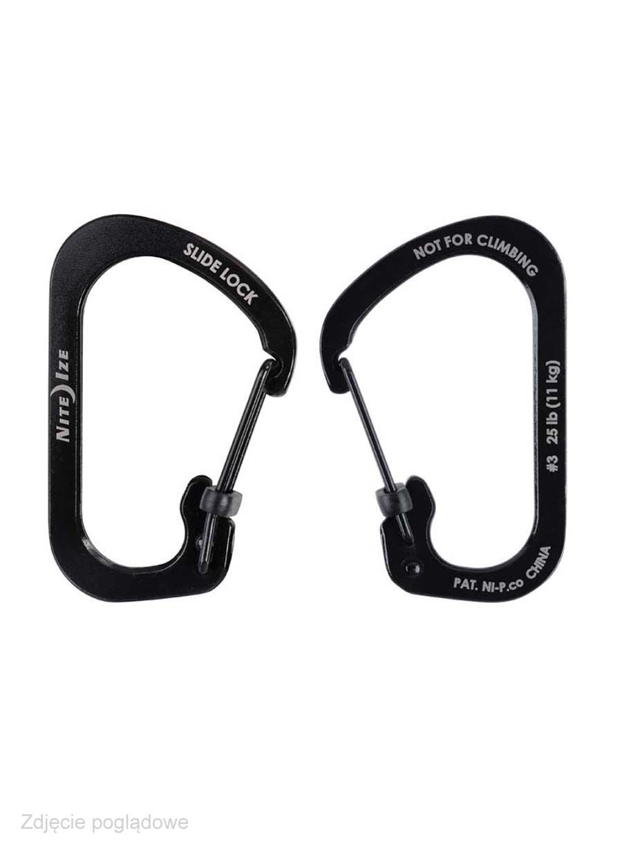 Карабінчик Nite Ize SlideLock Carabiner 2 - black