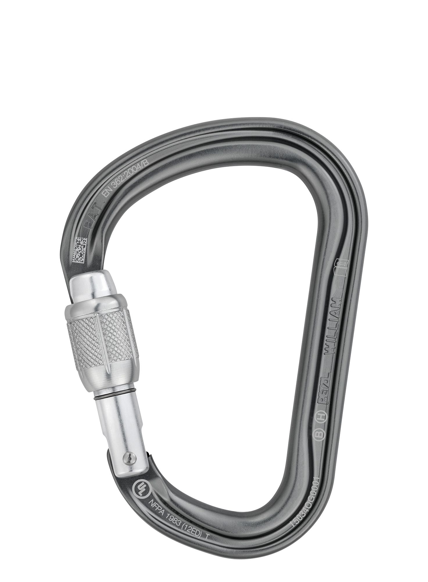 Карабін Petzl William Screw-Lock - gray