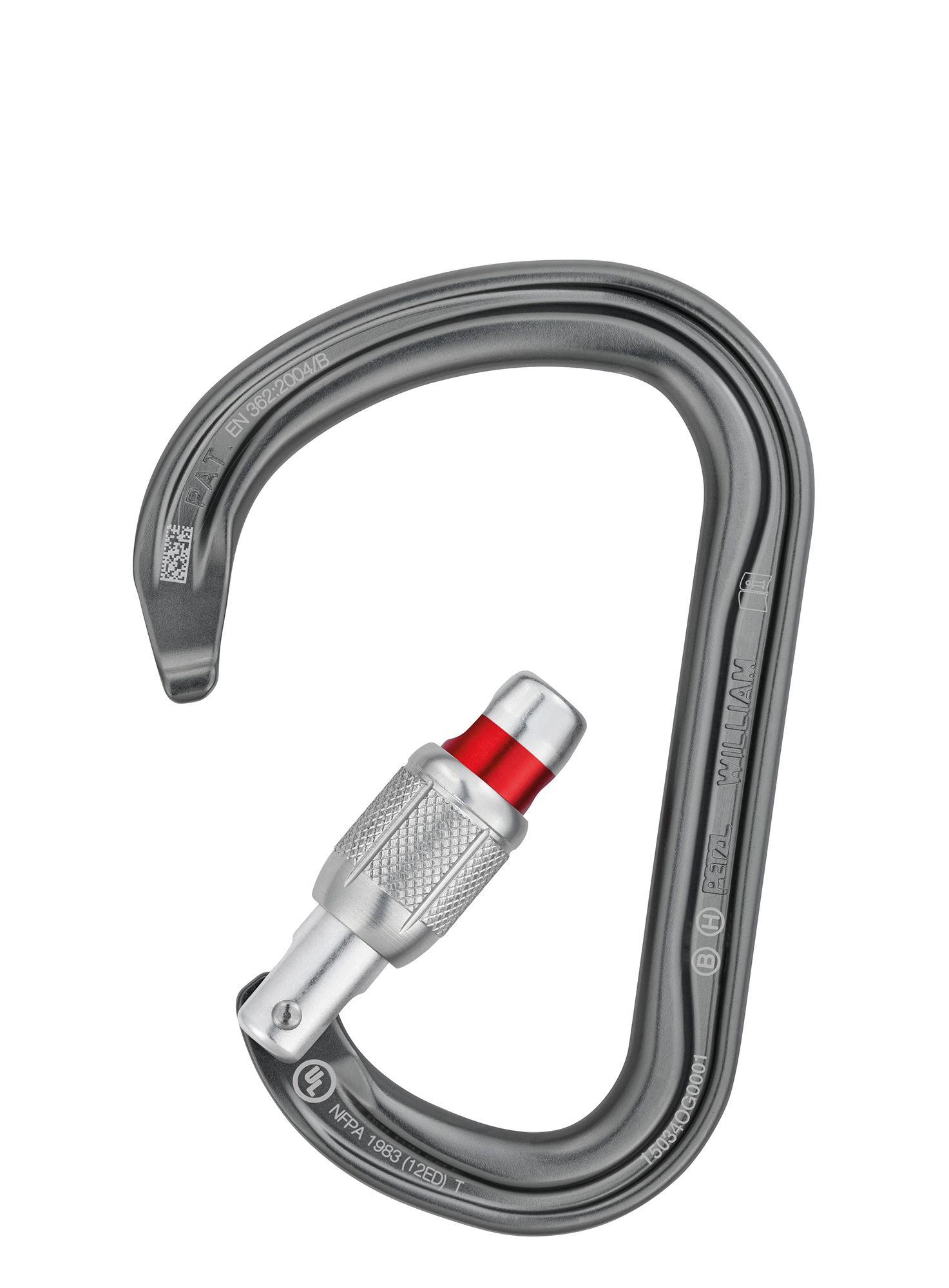 Карабін Petzl William Screw-Lock - gray