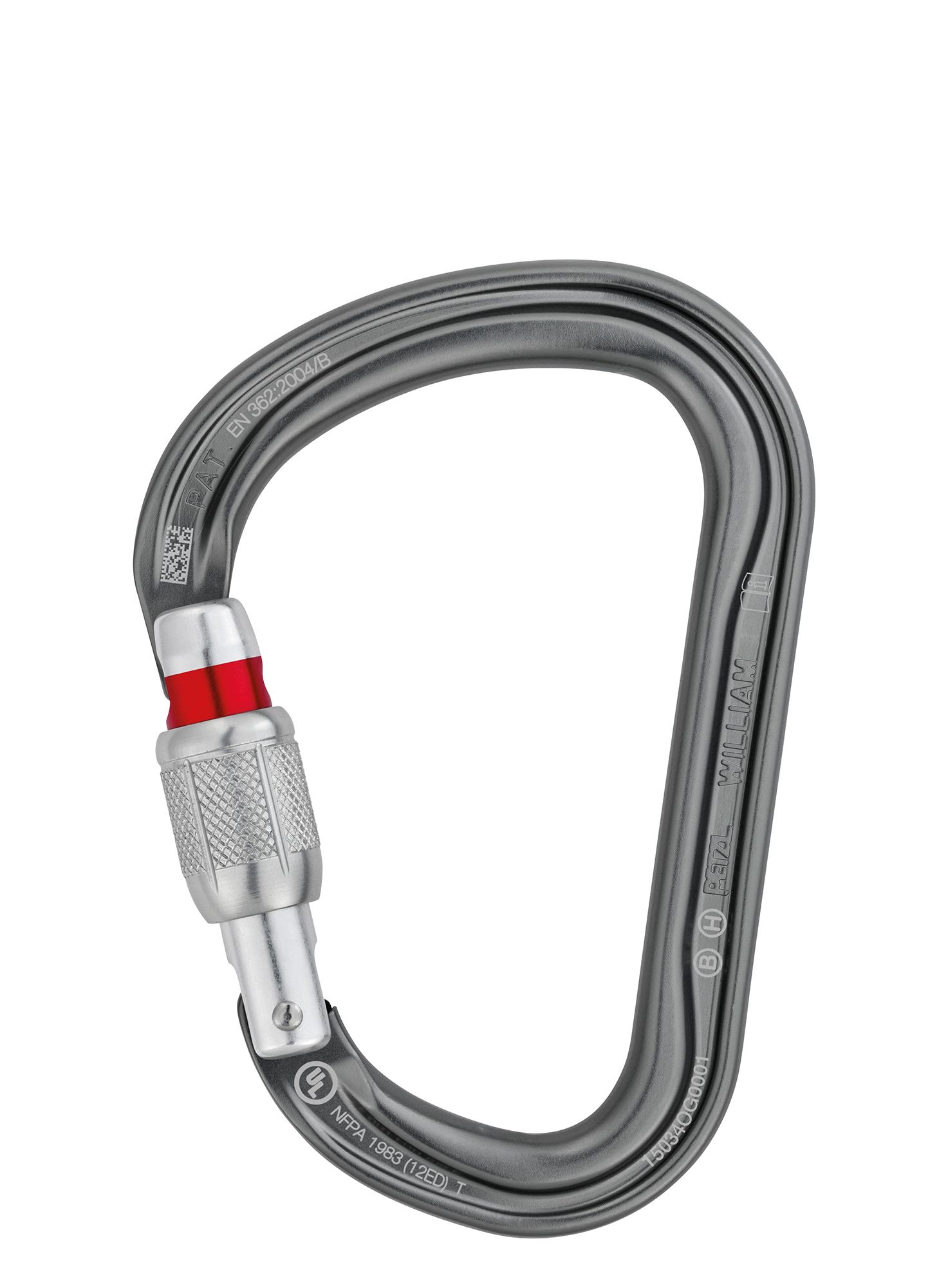 Карабін Petzl William Screw-Lock - gray