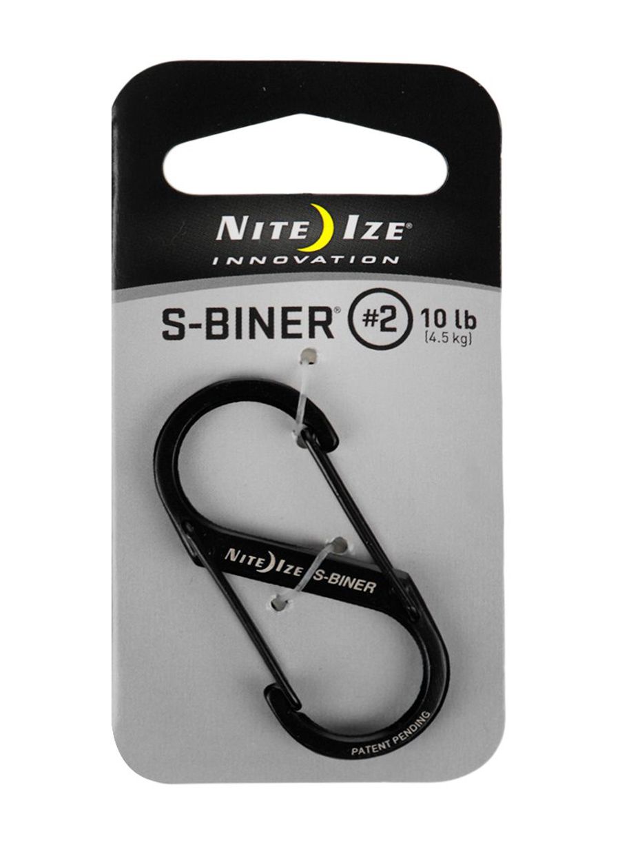 Карабінчик Nite Ize S-Biner 2 - black