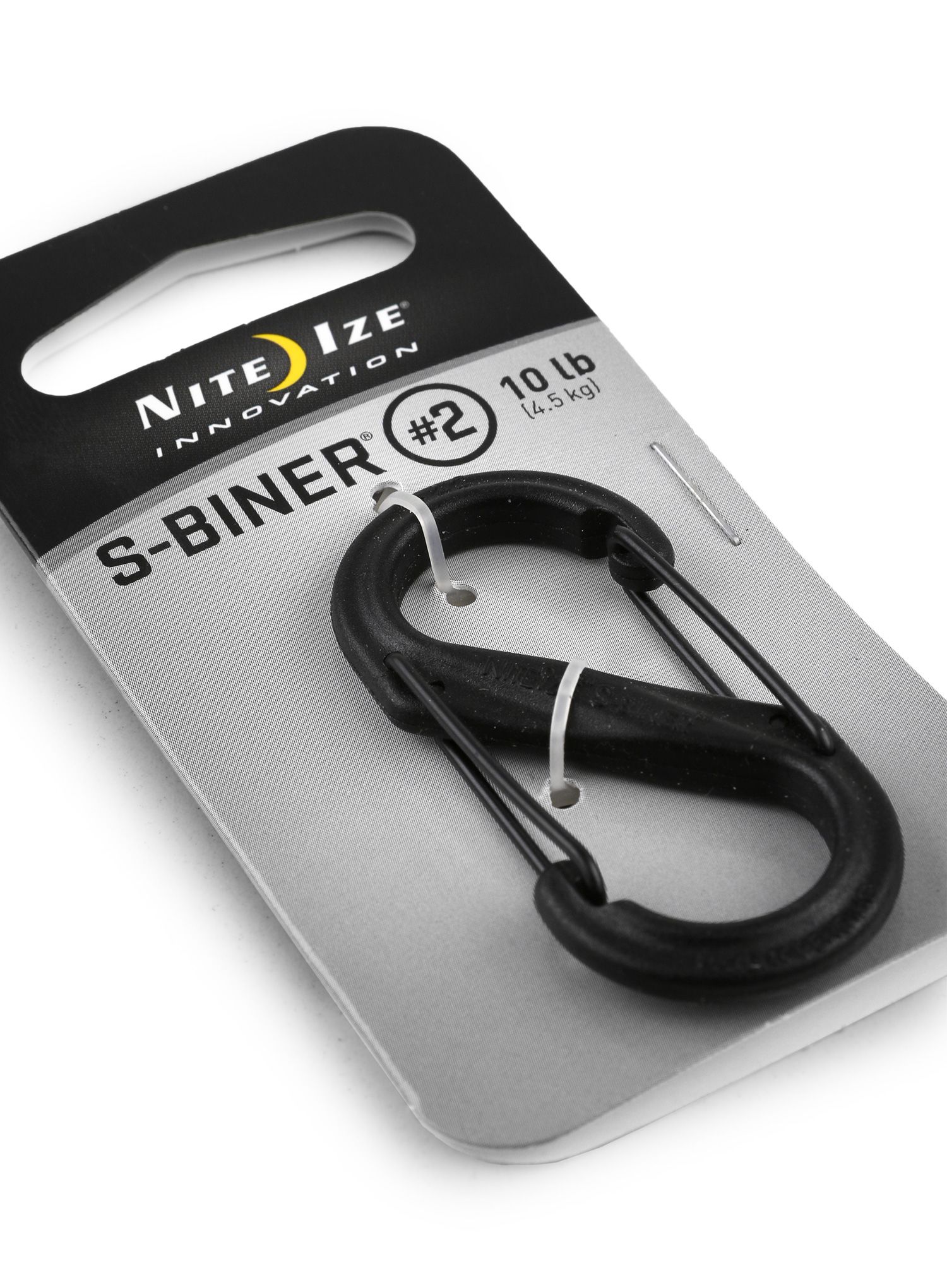 Карабінчик Nite Ize S-Biner 2 Plastic Gate - black