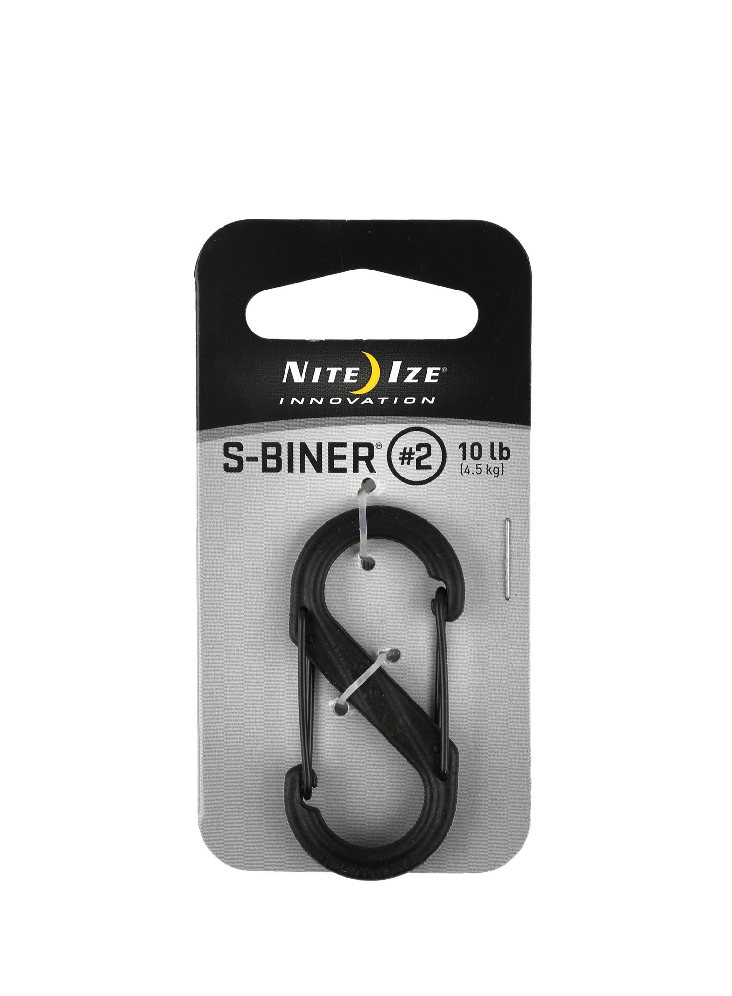 Карабінчик Nite Ize S-Biner 2 Plastic Gate - black