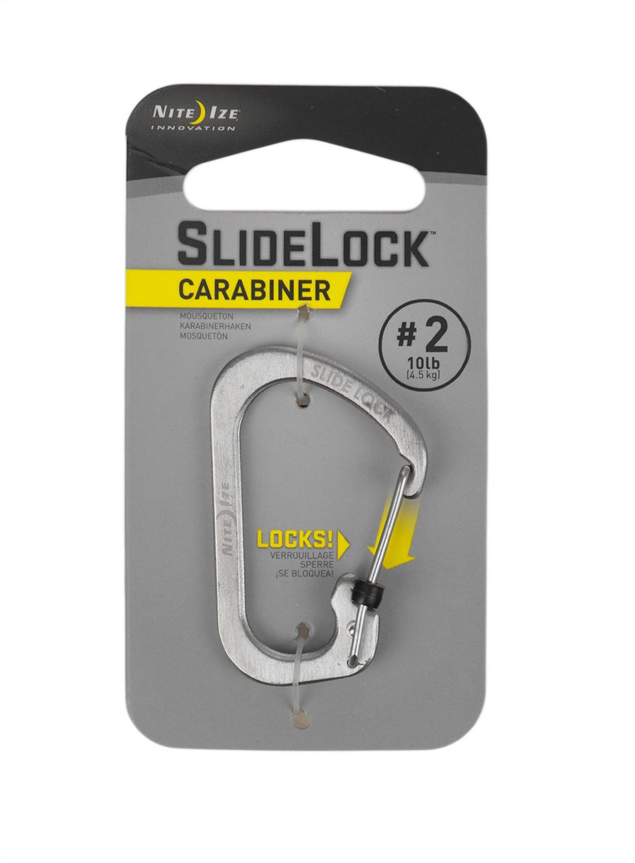 Карабінчик Nite Ize SlideLock Carabiner 2 - steel