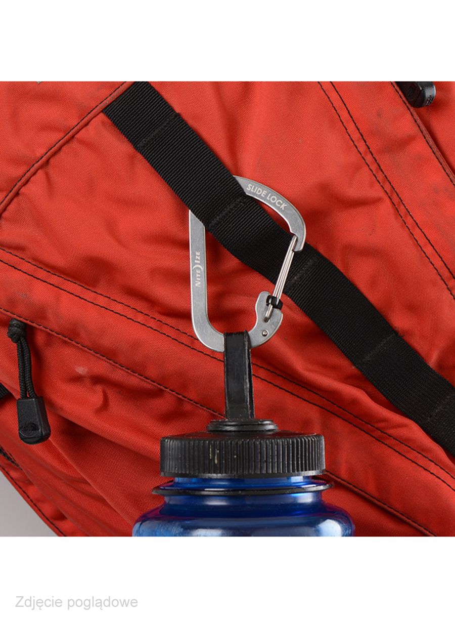 Карабінчик Nite Ize SlideLock Carabiner 2 - steel