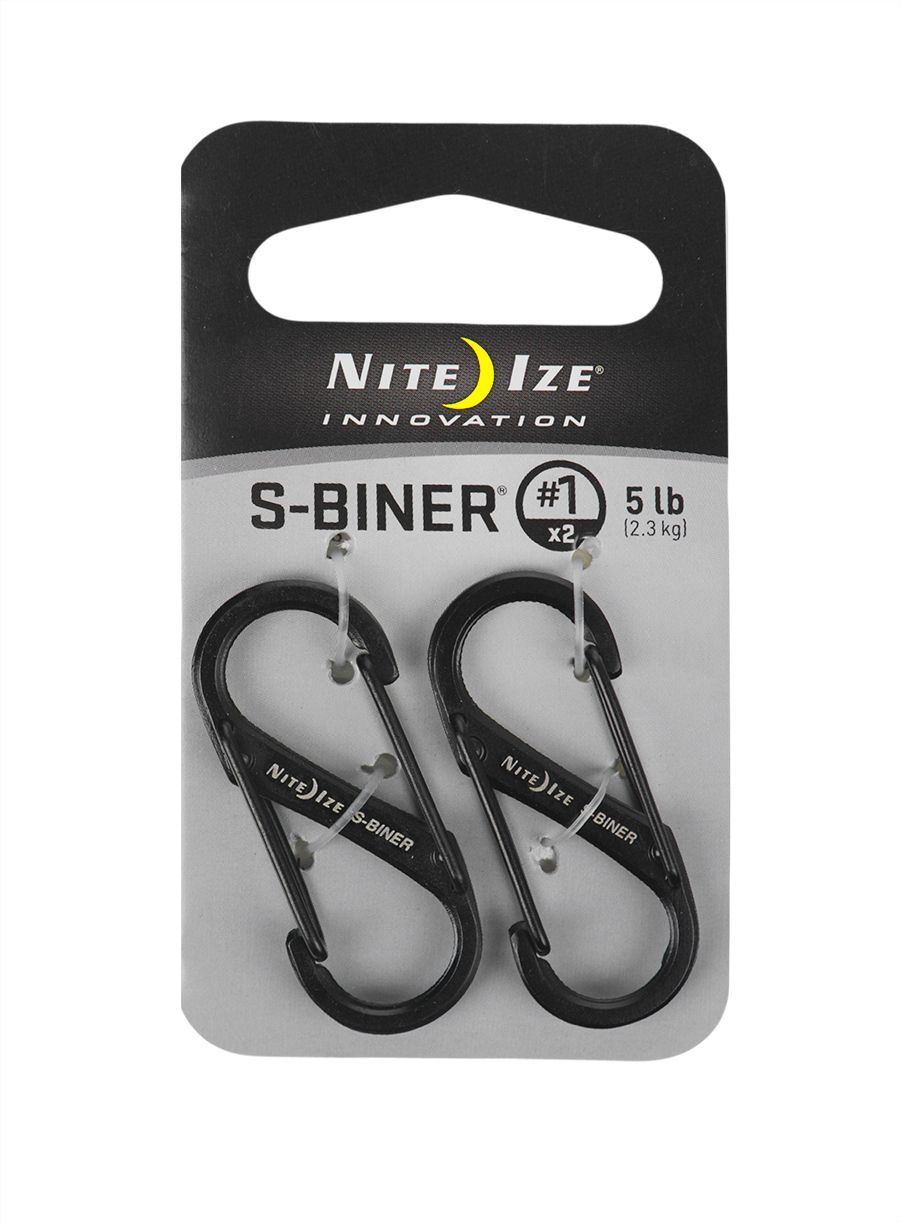 Карабінчик Nite Ize S-Biner 2-Pack - black