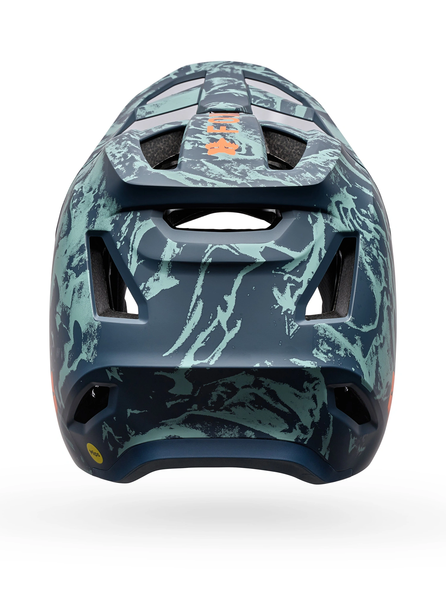 Шолом ендуро Fox Rampage Img Print - arctic blue