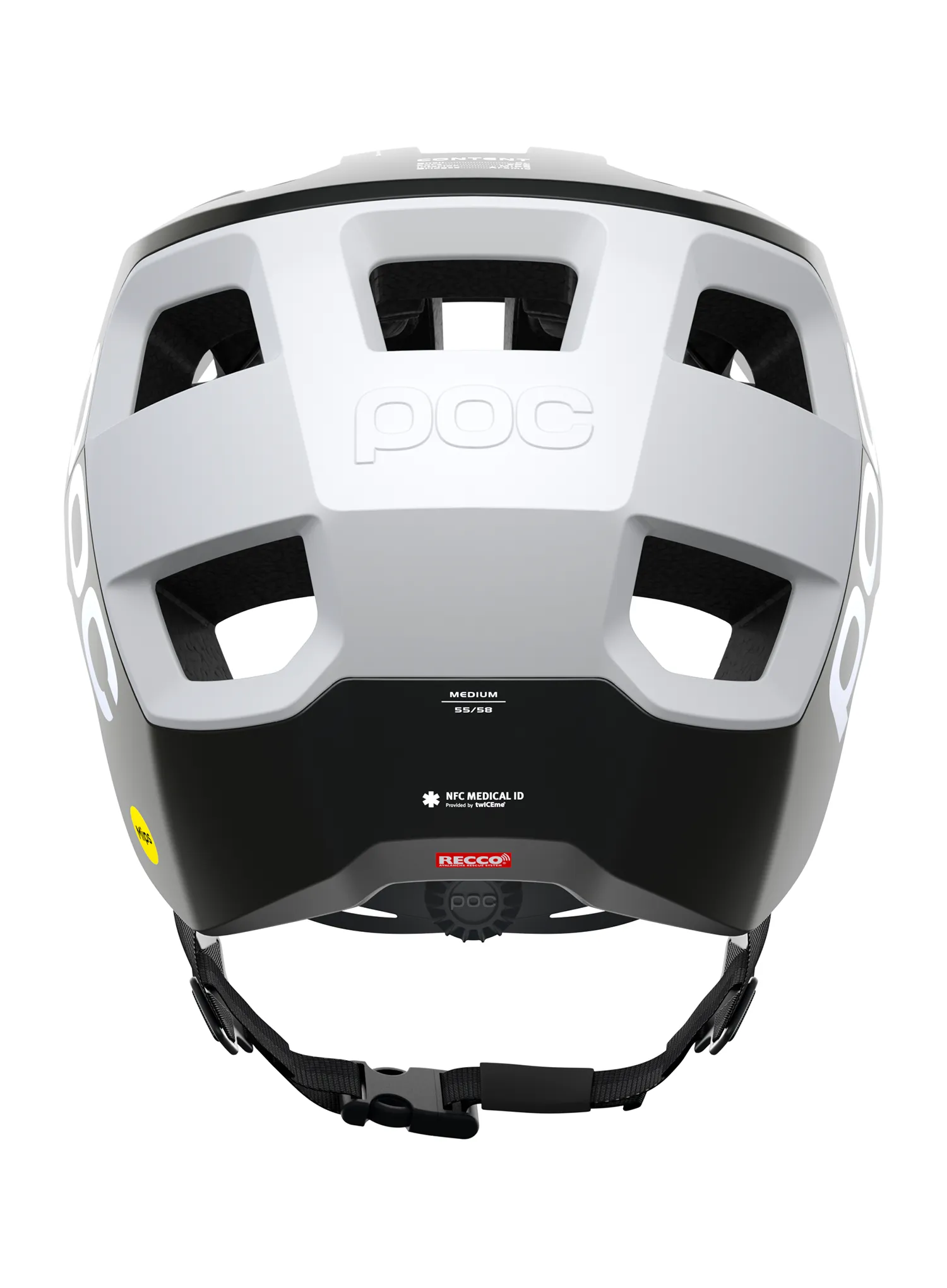 Шолом велосипедний POC Kortal Race Mips - uranium blk mat/hydrogen white