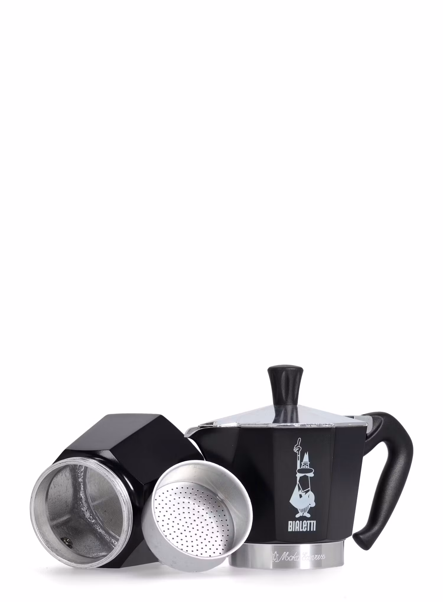 Кавоварка туристична Bialetti Moka Express 3TZ - black