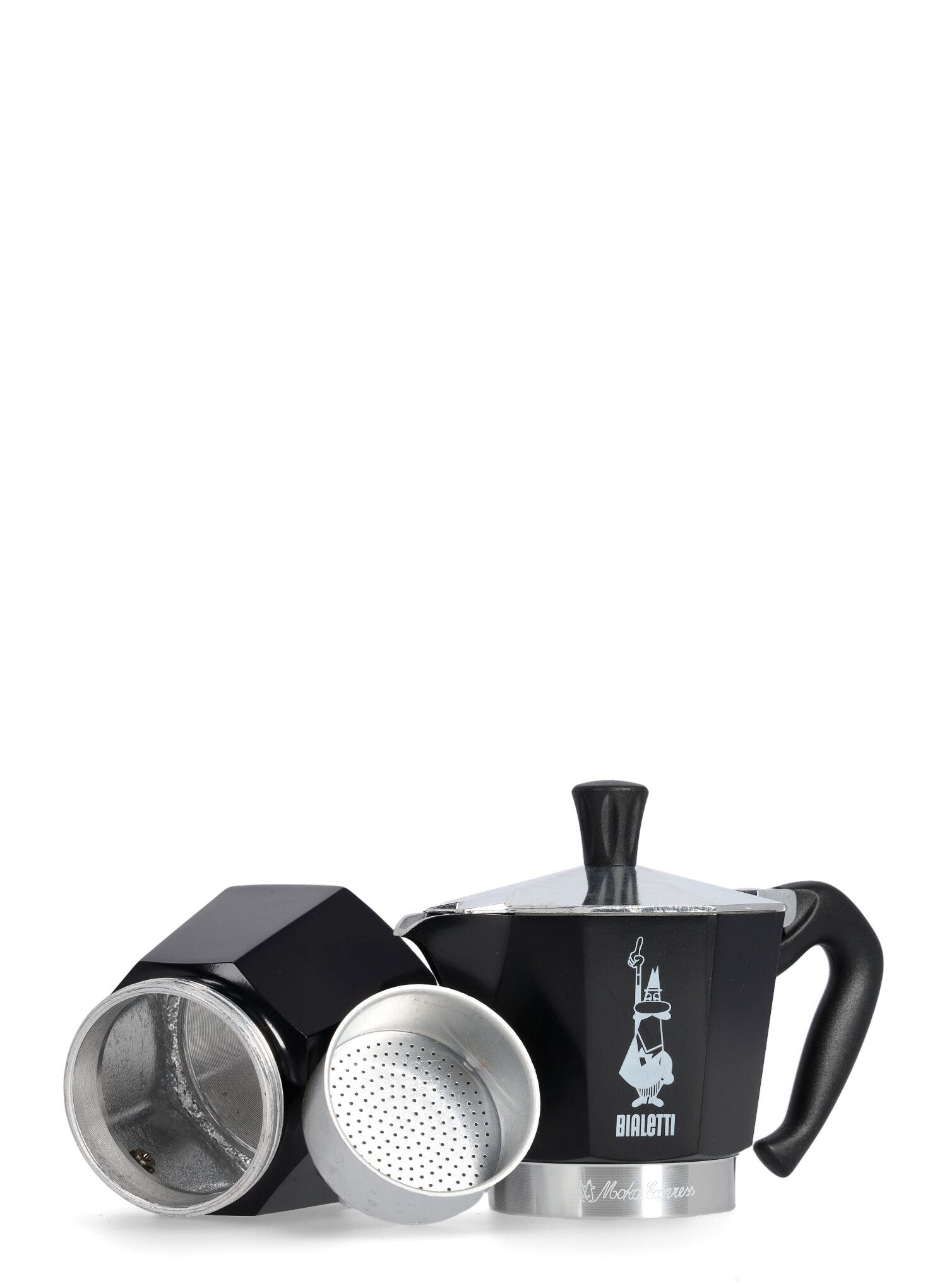 Кавоварка туристична Bialetti Moka Express 6TZ - black