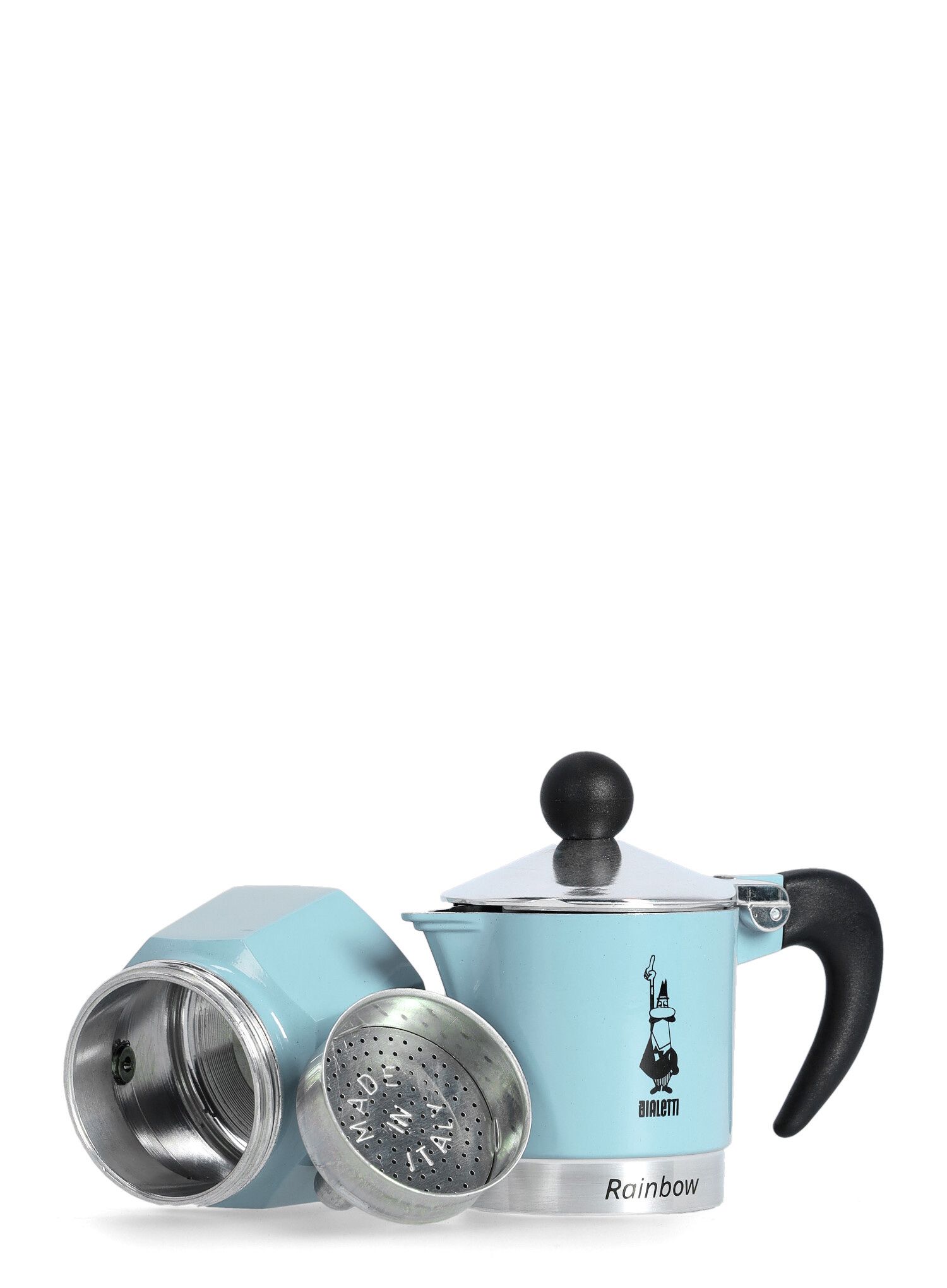 Кавоварка туристична Bialetti Rainbow 1TZ - l.blue