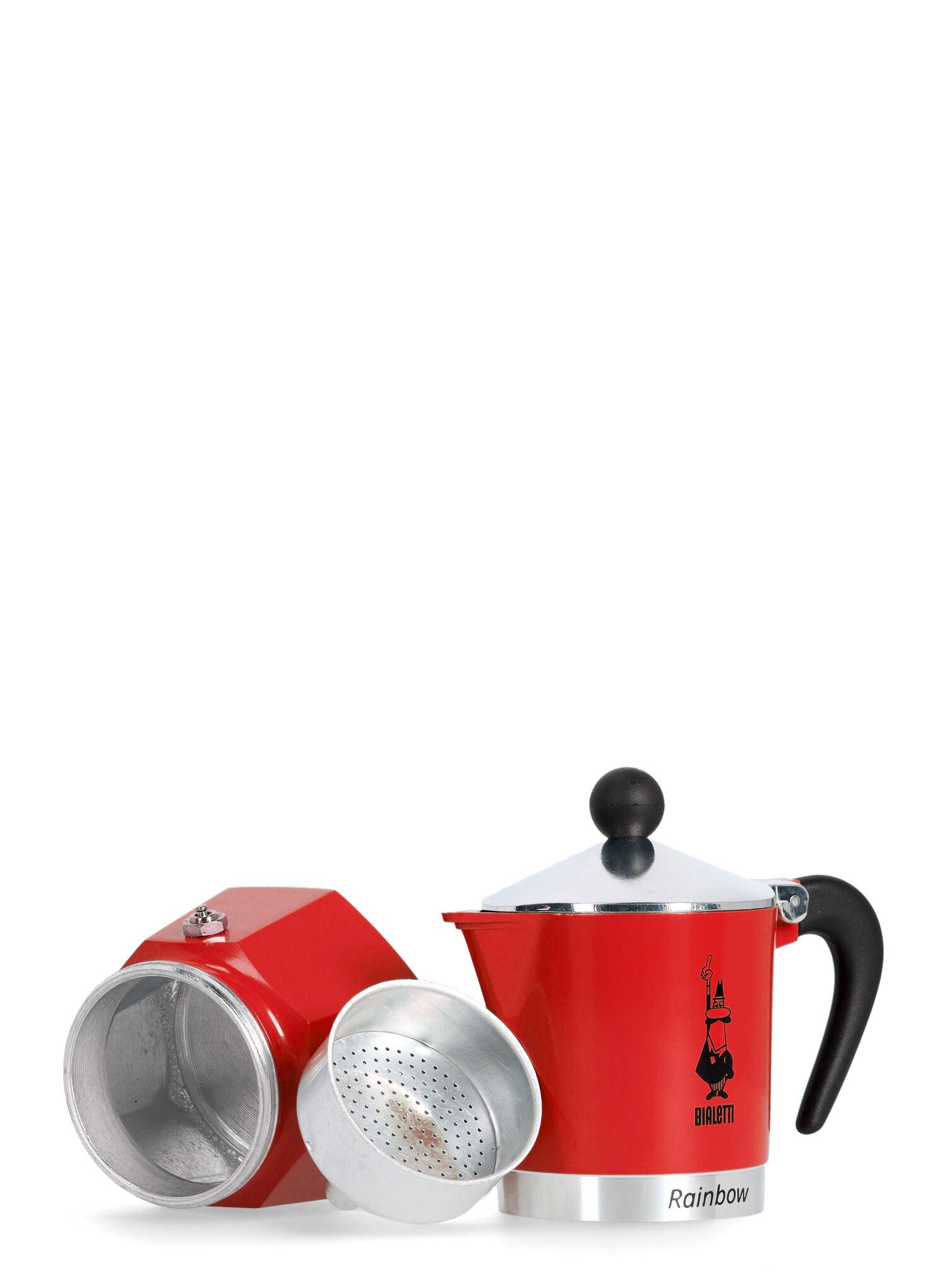 Кавоварка туристична Bialetti Rainbow 3TZ - red