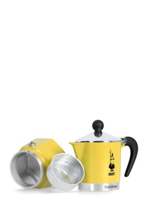 Кавоварка туристична Bialetti Rainbow 3TZ - yellow