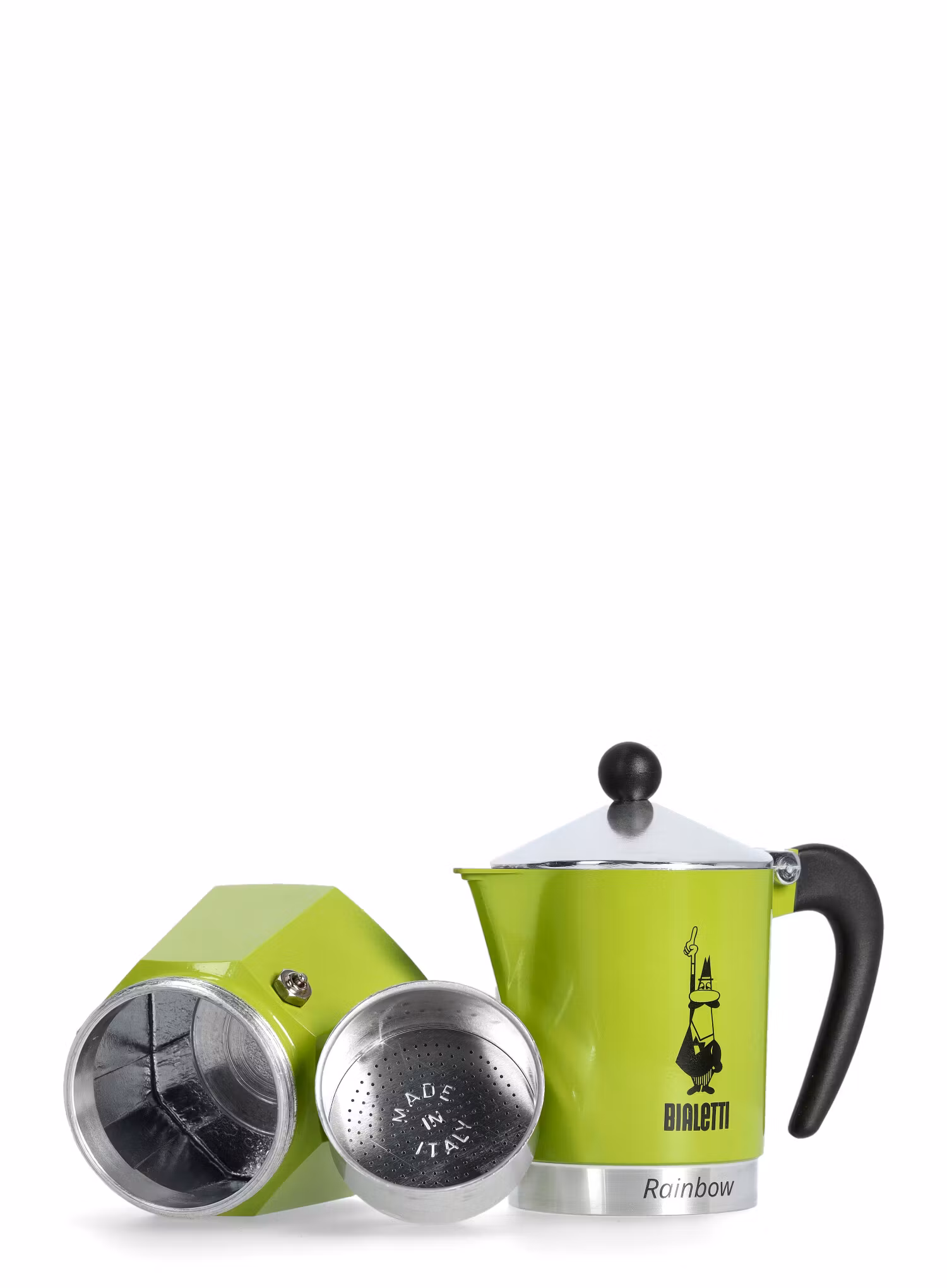 Кавоварка туристична Bialetti Rainbow 6TZ - green