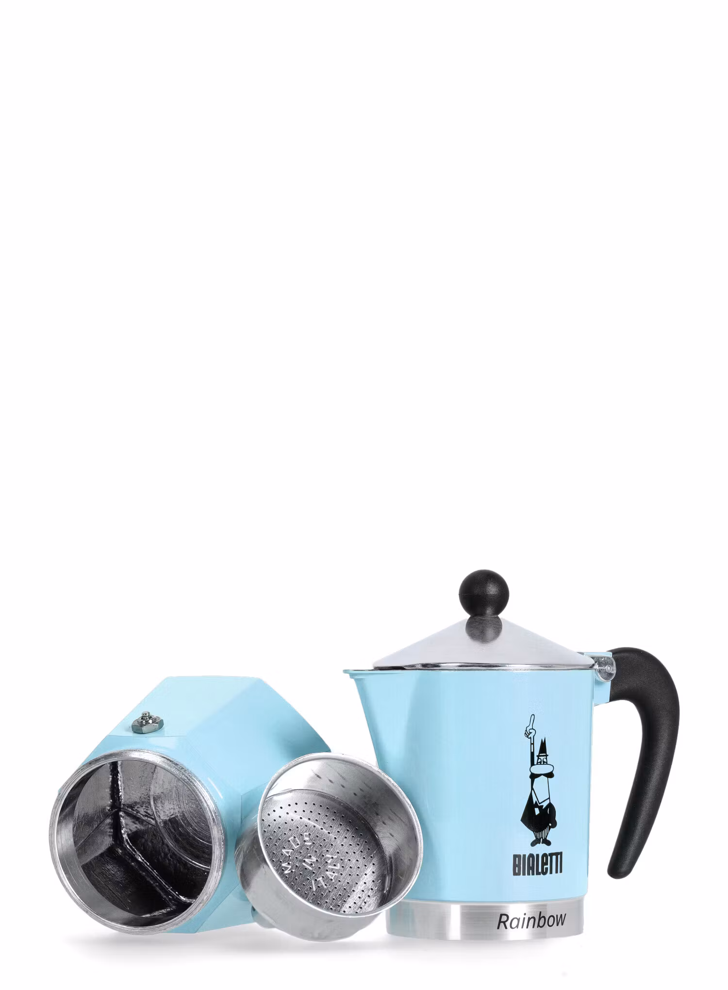 Кавоварка туристична Bialetti Rainbow 6TZ - l.blue