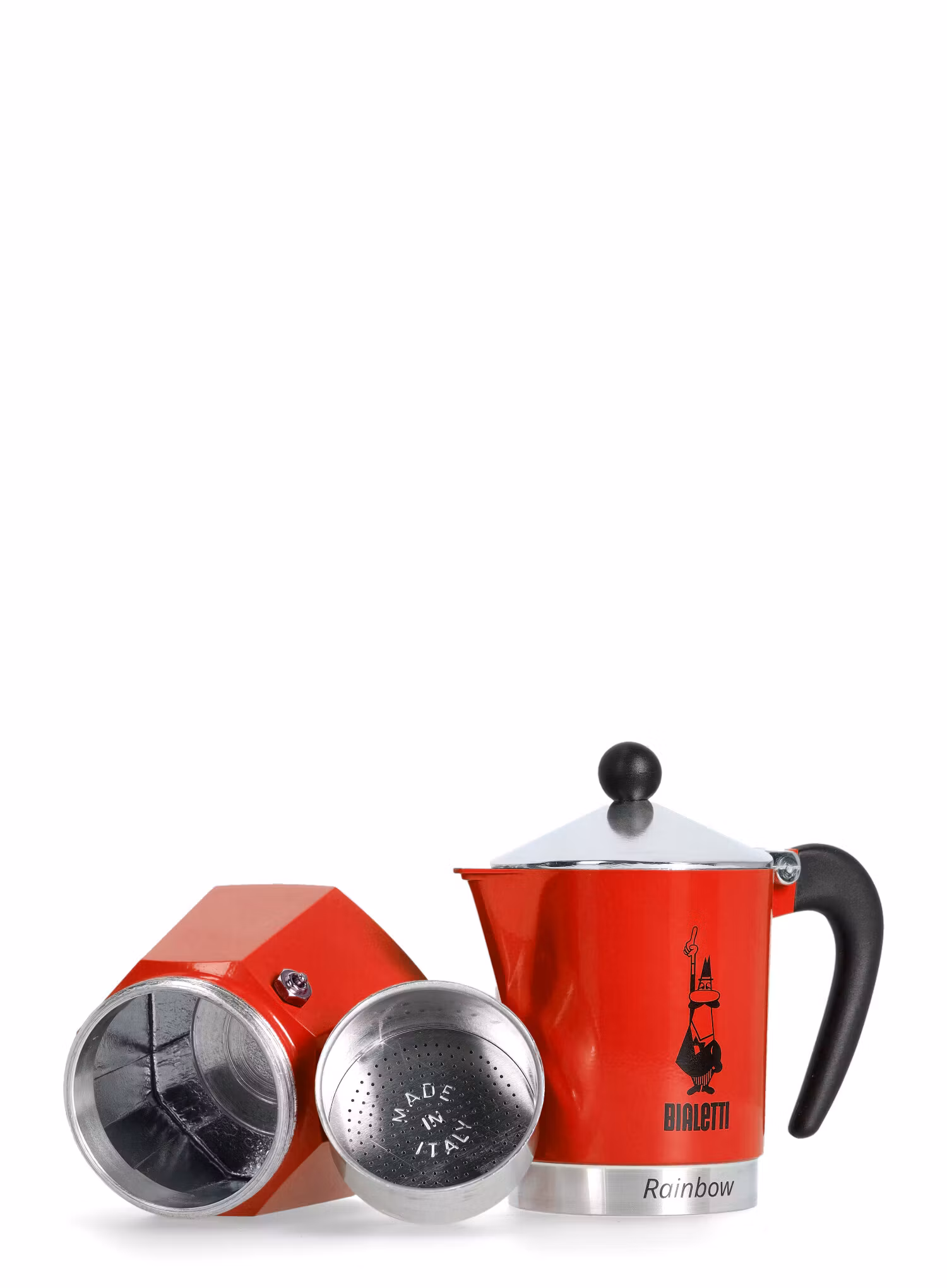 Кавоварка туристична Bialetti Rainbow 6TZ - red