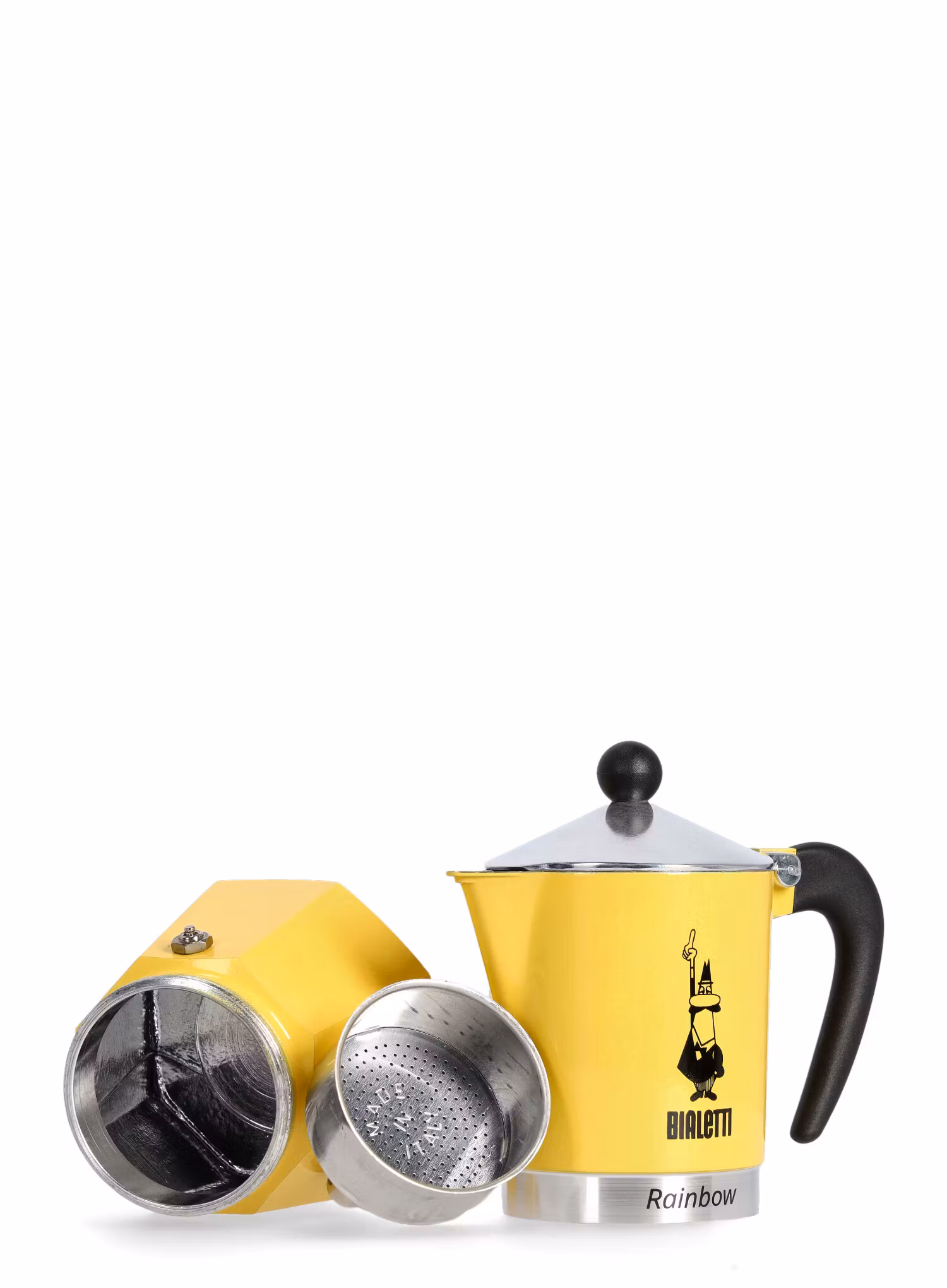 Кавоварка туристична Bialetti Rainbow 6TZ - yellow