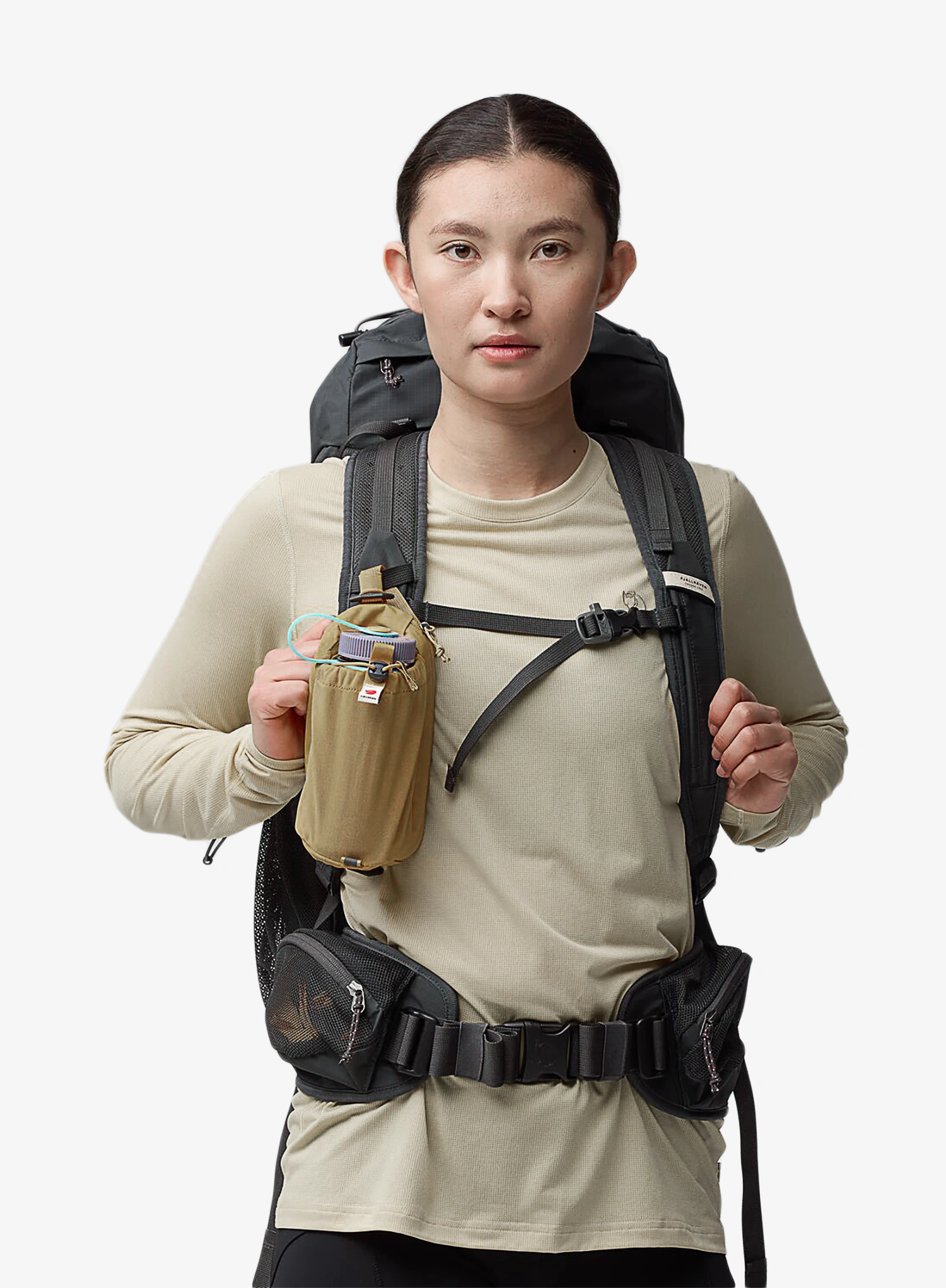 Кишеня для пляшки Fjallraven Abisko Bottle Pocket - clay