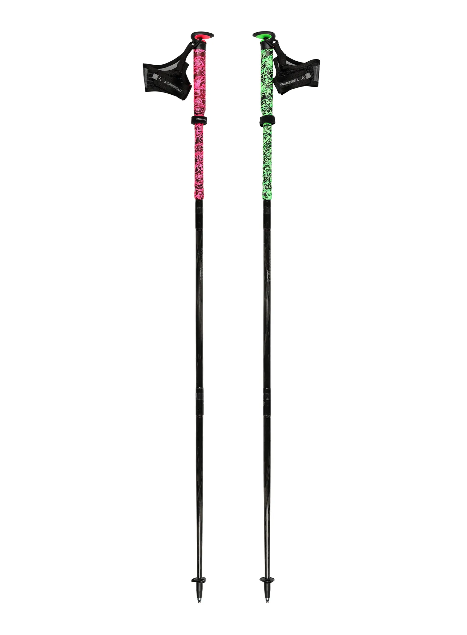 Палиці для бігу Komperdell Fxp Carbon Ultra - green/pink