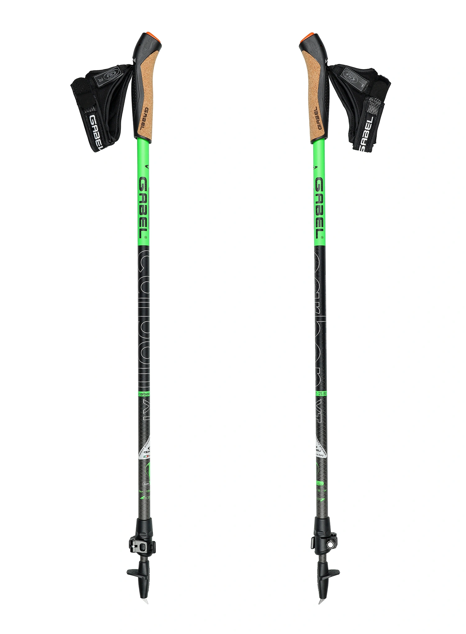 Палиці для скандинавської ходьби Gabel Carbon XT 2S-80 F.L.