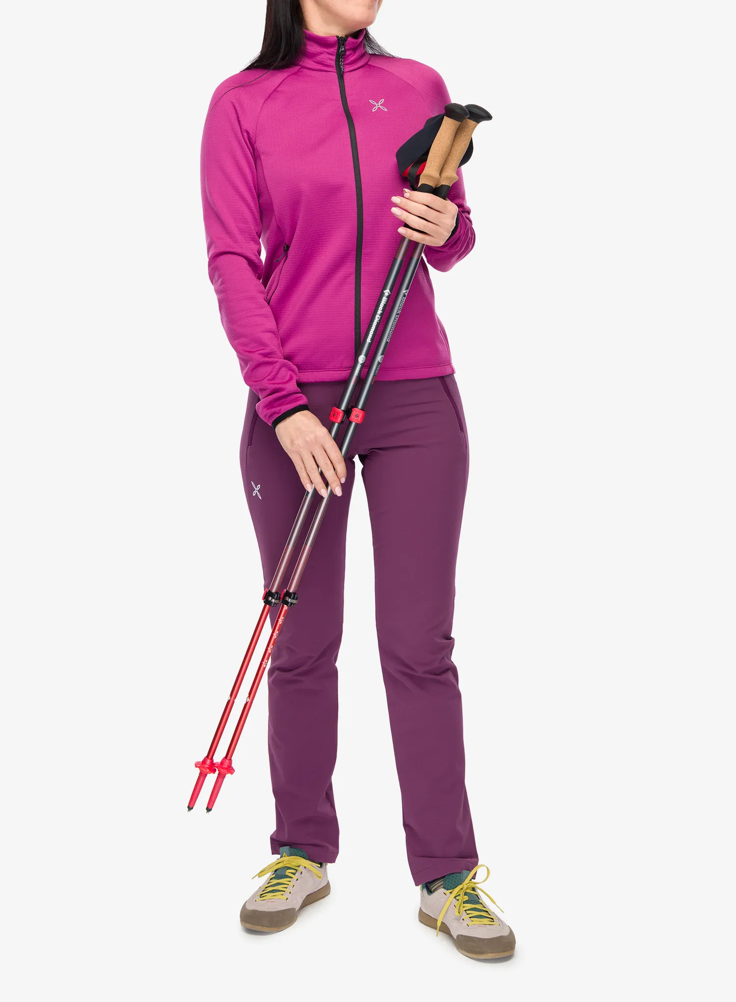 Трекінгові палиці Black Diamond Pursuit Shock Trekking Poles S/M - steel grey/octane