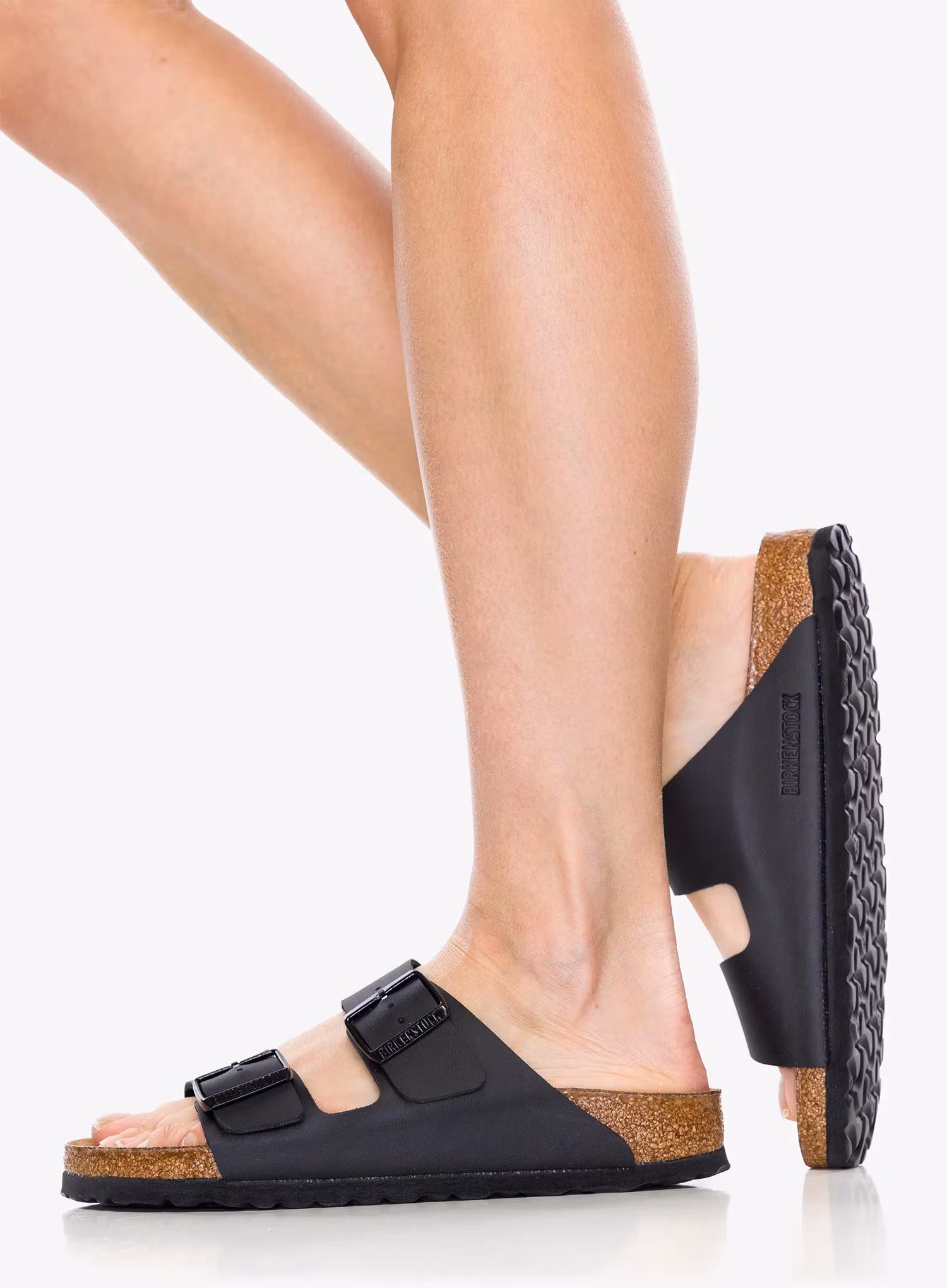Шльопанці жіночі Birkenstock Arizona Birko-Flor - black