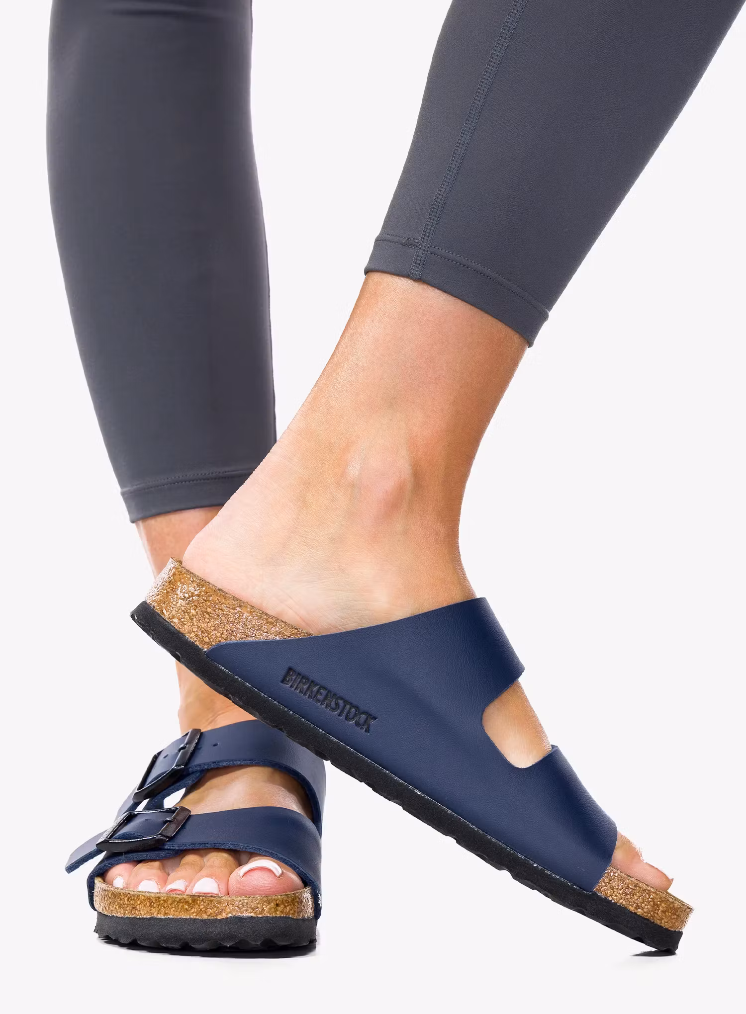 Шльопанці жіночі Birkenstock Arizona Birko-Flor - blue