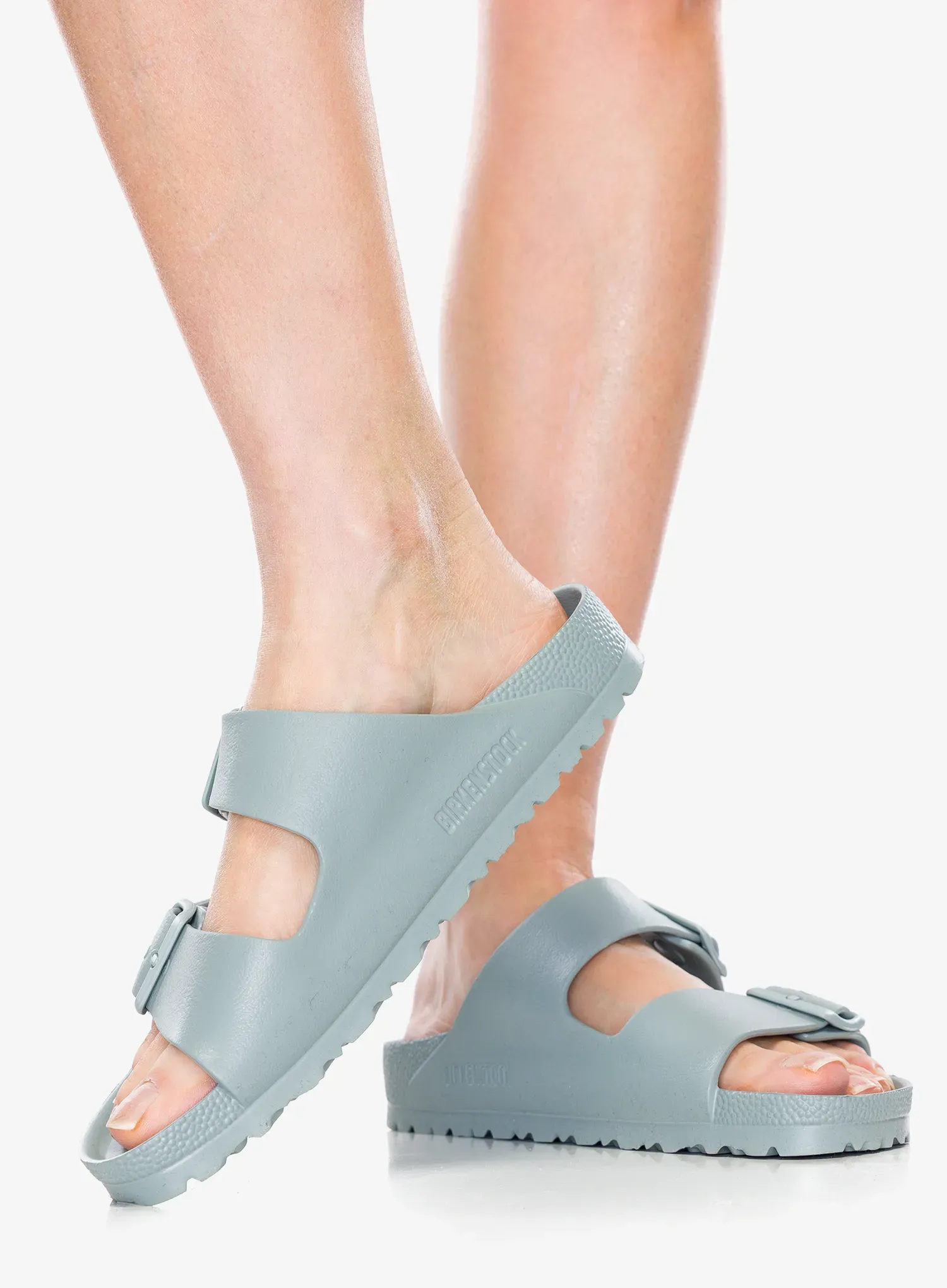 Шльопанці жіночі Birkenstock Arizona EVA - pure sage