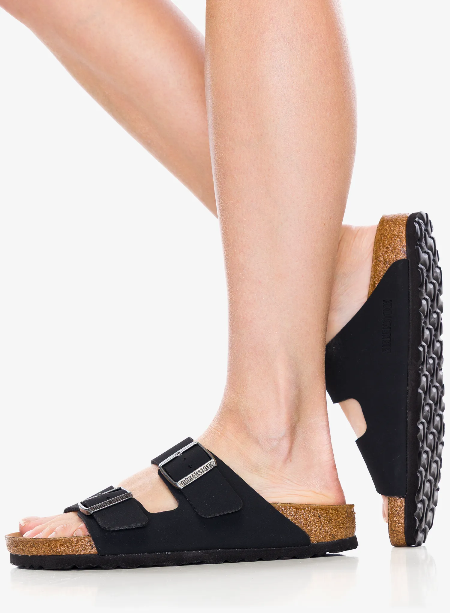Шльопанці жіночі Birkenstock Arizona Vegan - black