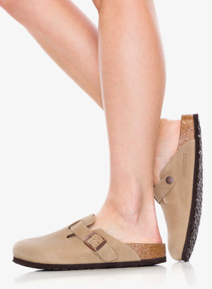 Шльопанці жіночі Birkenstock Boston Leather Oiled - tabacco brown
