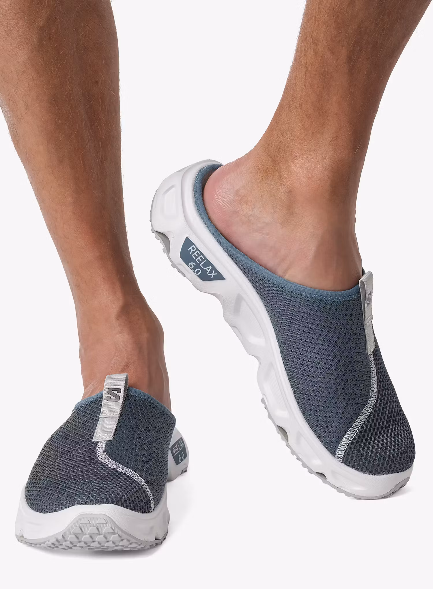 Шльопанці Salomon Reelax Slide 6.0 - blue ashes/white/pearl