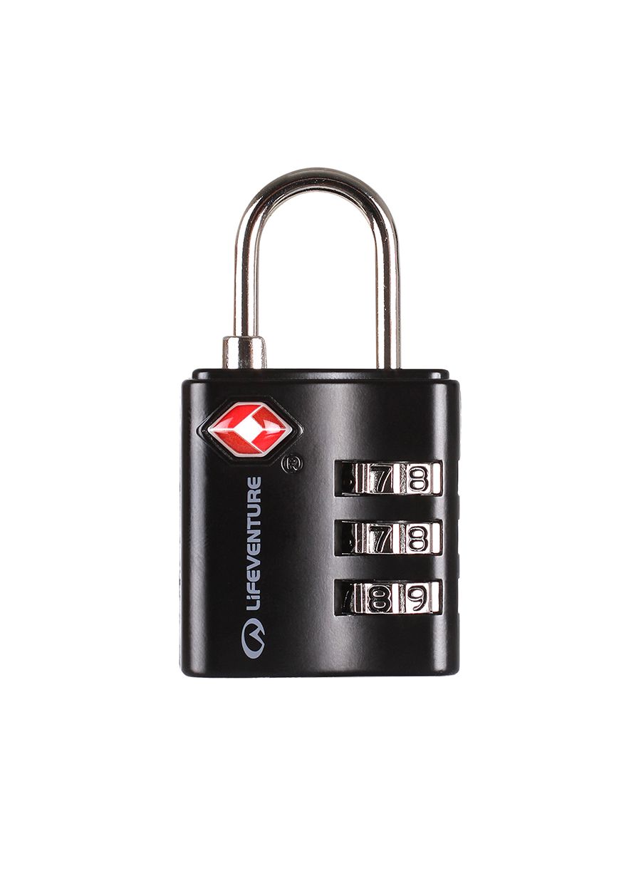 Навісний замок Lifeventure TSA Combi Lock - black