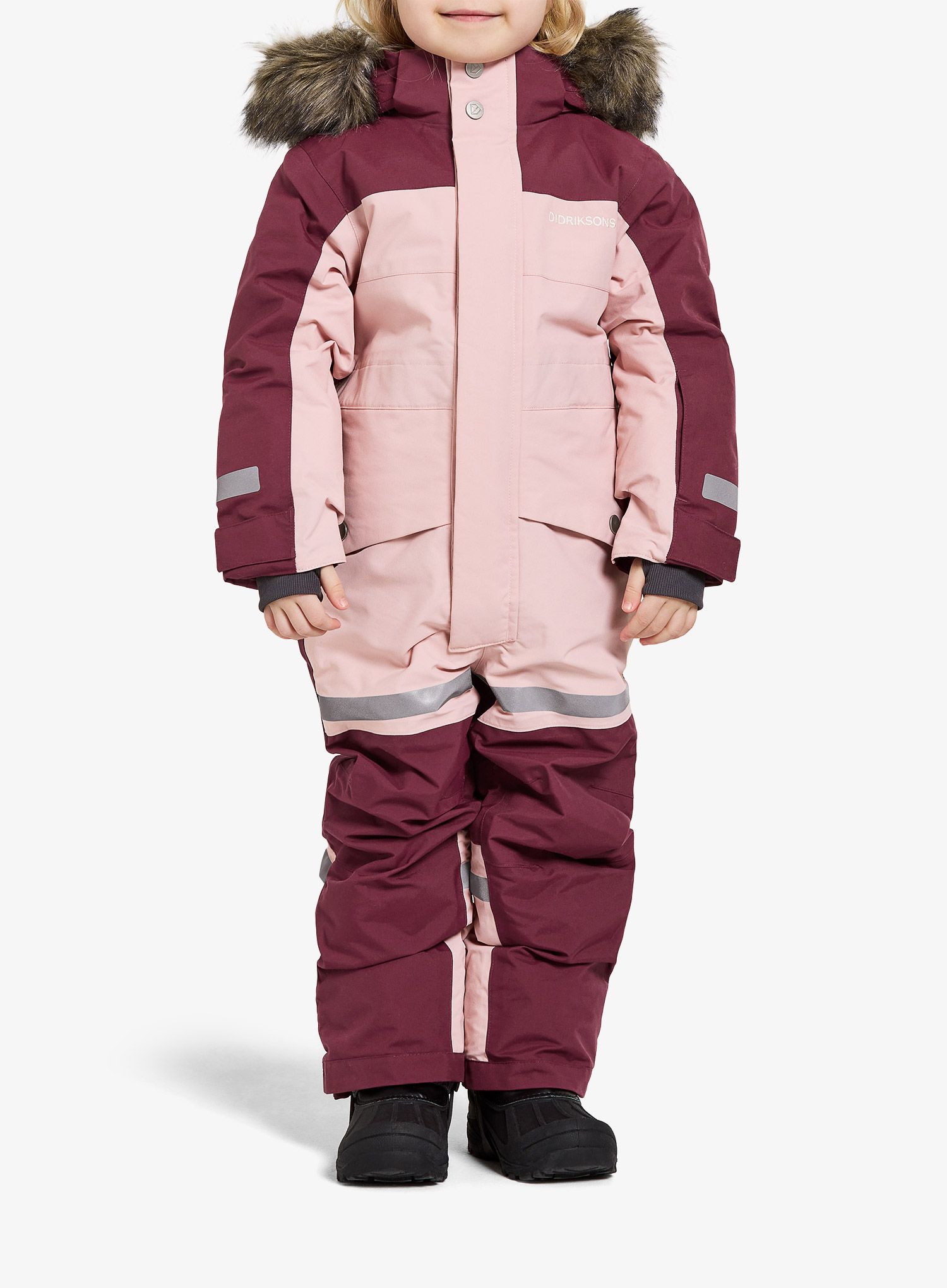 Комбінезон для дівчинки Didriksons Bjarven Coverall 3 - dusty pink