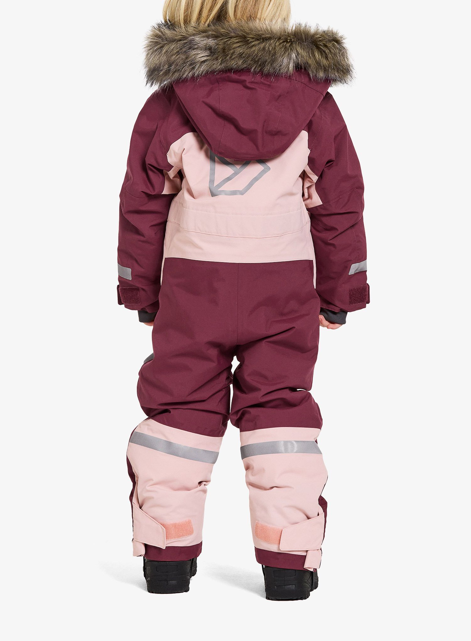 Комбінезон для дівчинки Didriksons Bjarven Coverall 3 - dusty pink