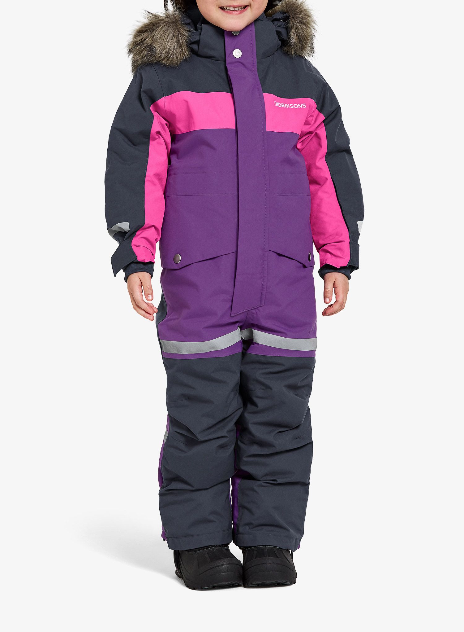 Комбінезон для дівчинки Didriksons Bjarven Coverall 3 - royal purple